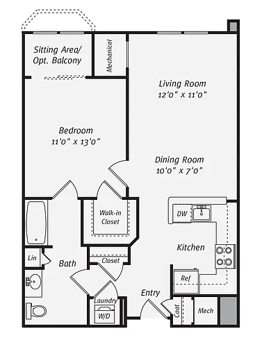 Floor plan A1AR