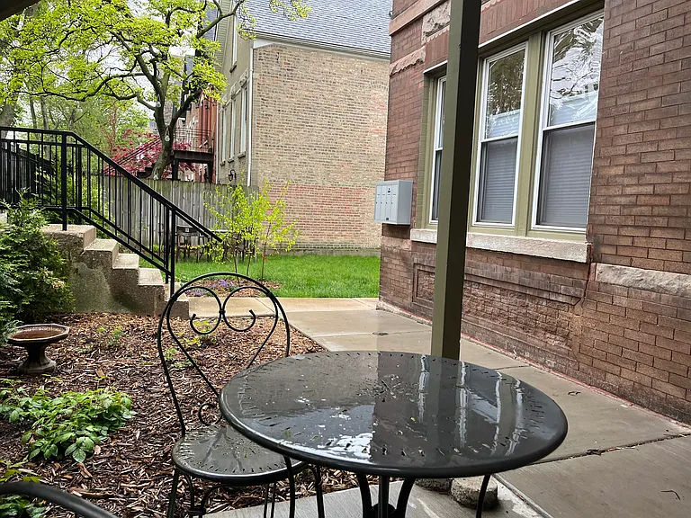 Private patio which leads straight to the huge garden.