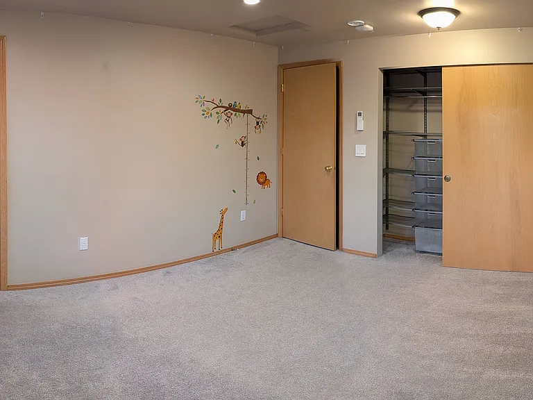 Upstairs bed room with attached bath