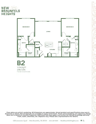 Floor plan B2