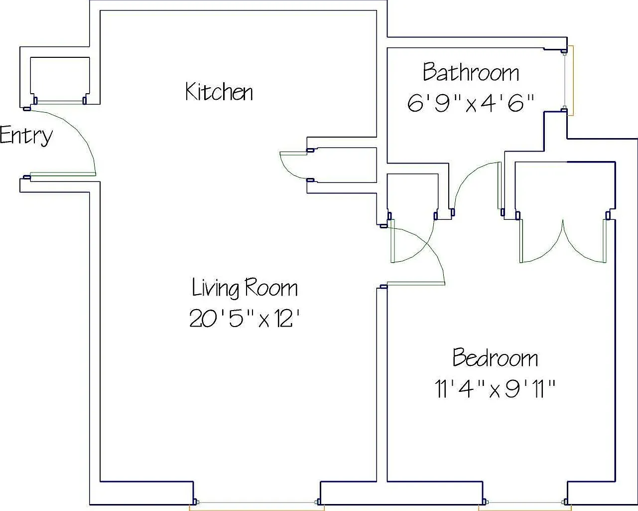1 bed, 500 sqft, $1,850 — Photo 2