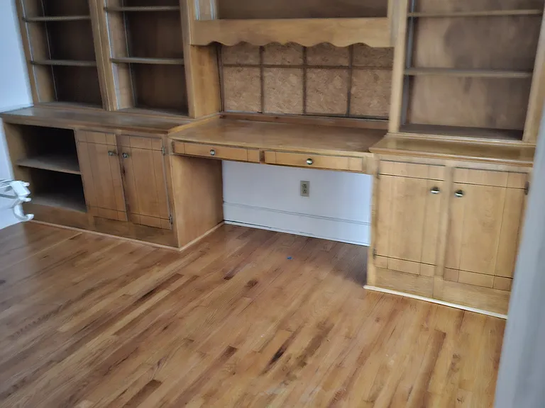 Second Level Bedroom Closet and Built in Desk