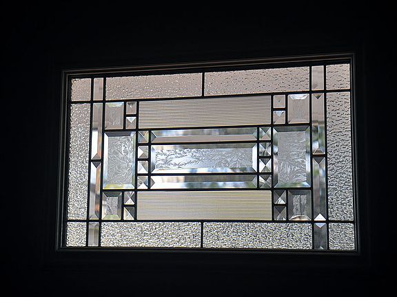 Stylish Front Door Window