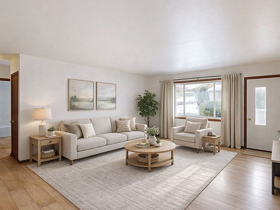 Virtually Staged Living Room
