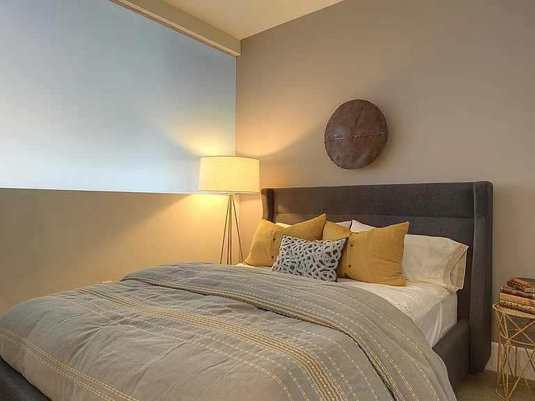 Large bedroom with plenty of storage