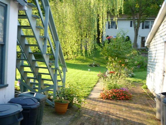 Your private terrace overlooks this garden
