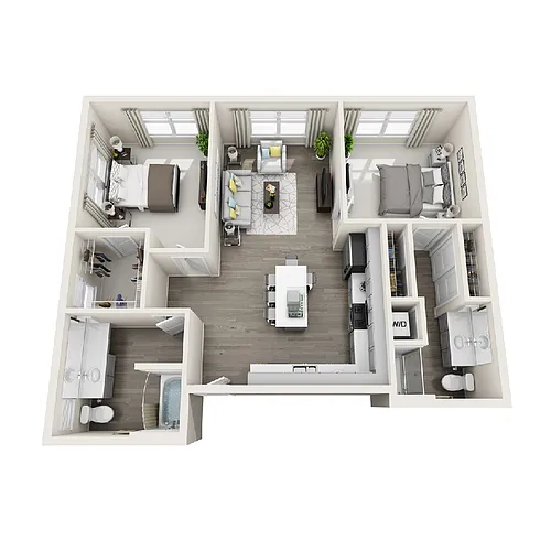 Floor plan 2C