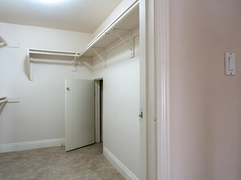master bed room closet & storage room