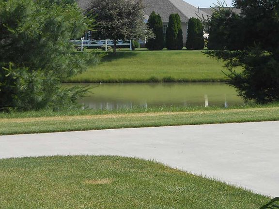N. side of house faces pond