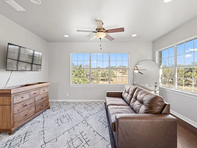 Garage apartment living room