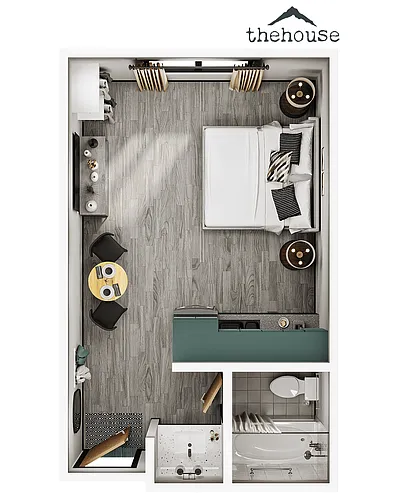 Floor plan Studio - S1
