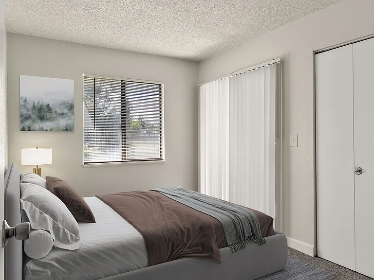 A Bedroom at Horizon East Apartments