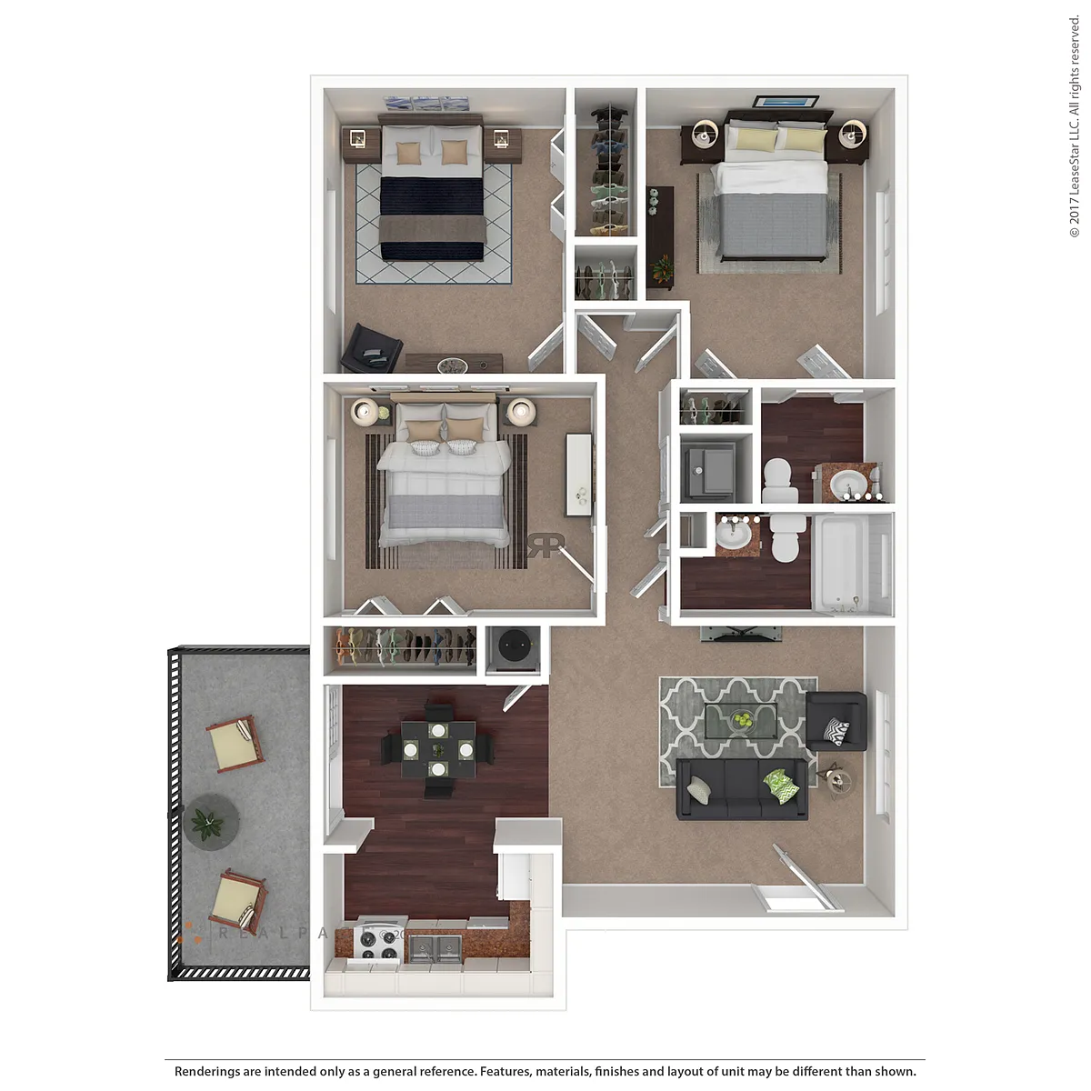 Floor plan The Cambridge