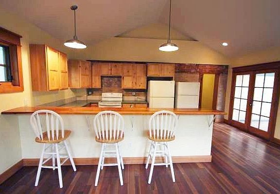 Updated kitchen with granite counters