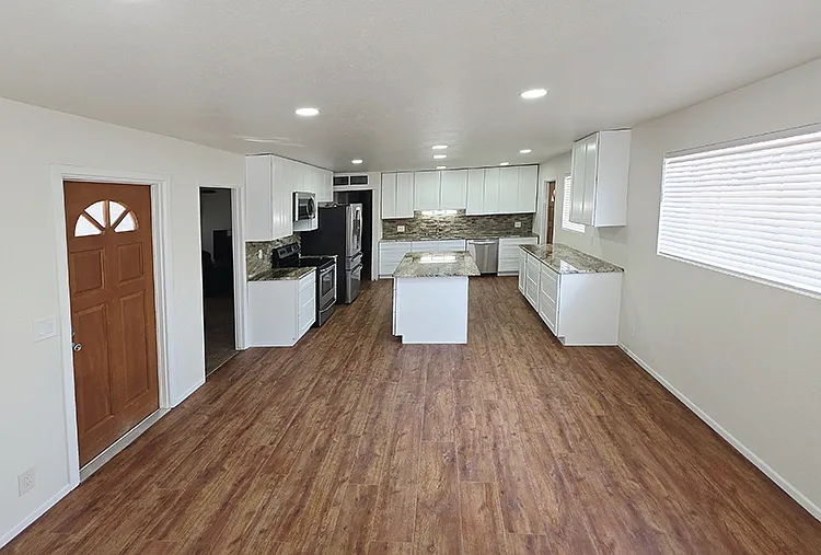Dining Room Looking into Kitchen