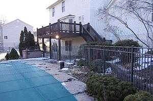 rear with inground pool