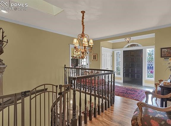 Entryway with slate floors