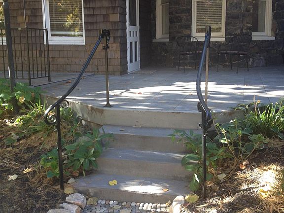 Main apartment entrance/deck