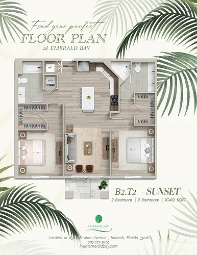 Floor plan Sunset