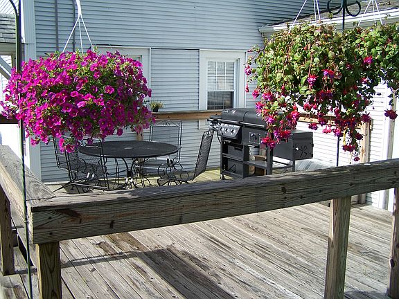 Rear deck area