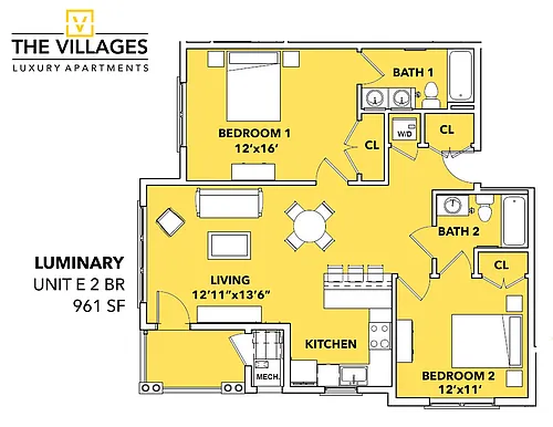Floor plan Luminary Model