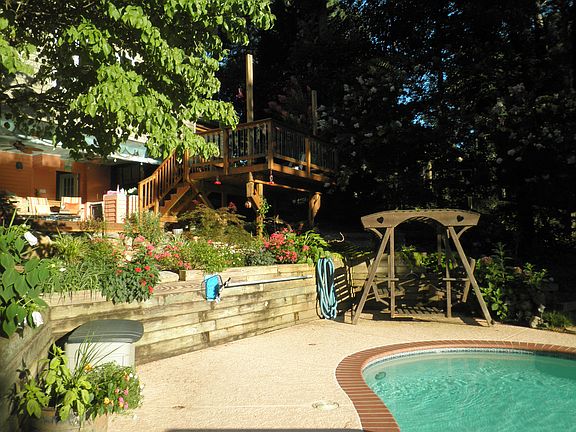 View of lovely garden