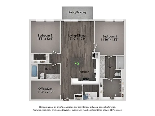 Floor plan B2