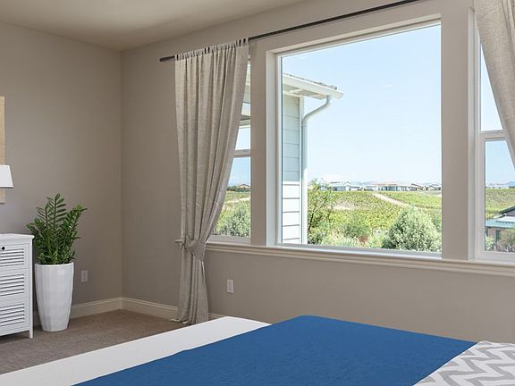 Solvang Virtually Staged Master Bedroom