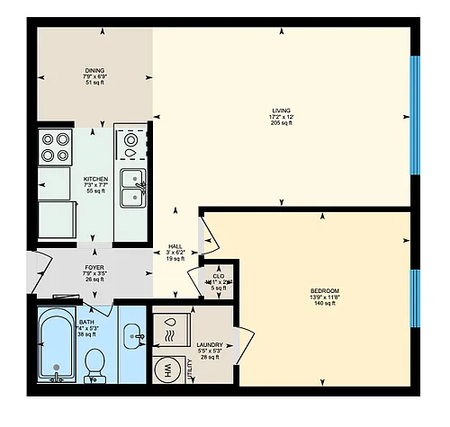 Floor plan Birch