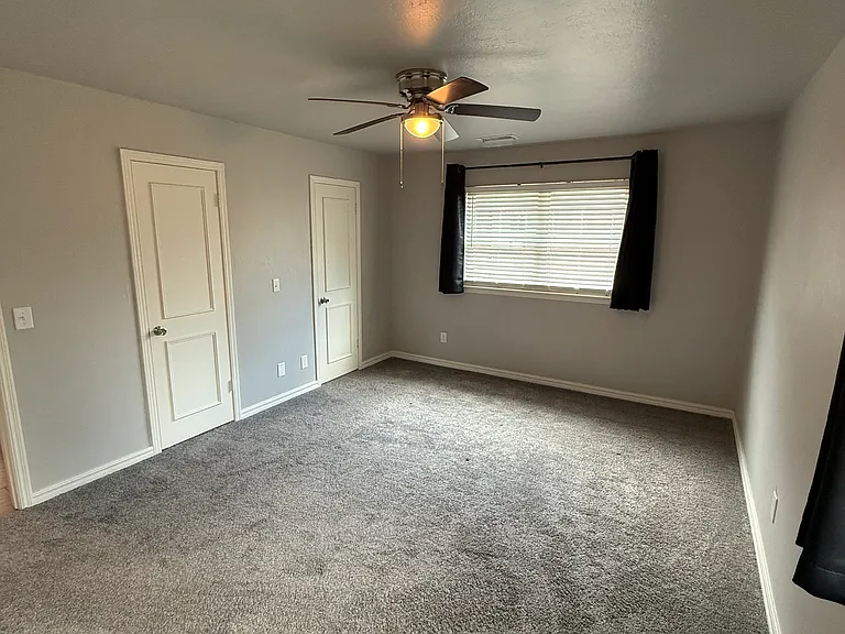 Master Bedroom with two closets