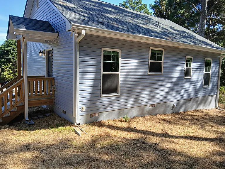 Back side of house.