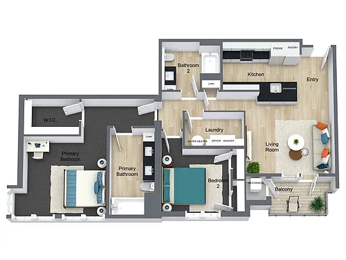 Floor plan Santa Monica