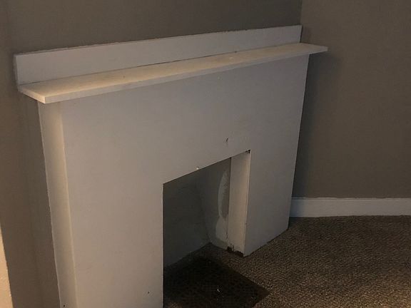 Unit 2 - Living area with mantel