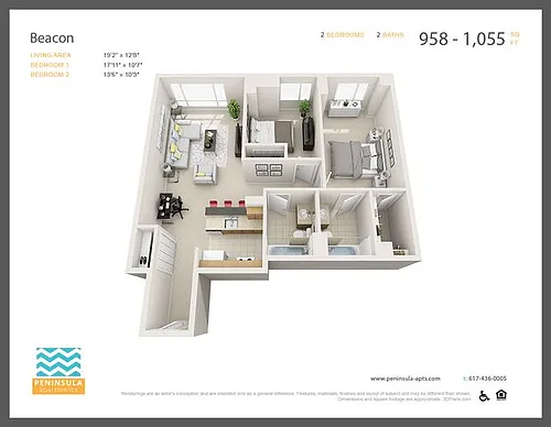 Floor plan Beacon