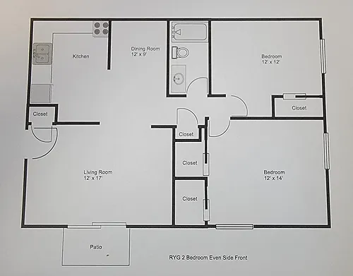 Floor plan Royal York Gardens