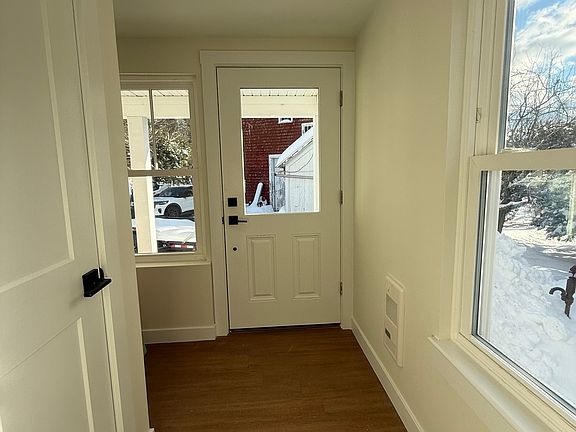 Main entry from south facing porch