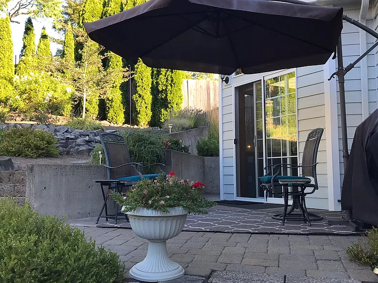 Back yard patio