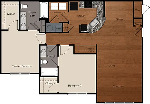 Floor plan B1S