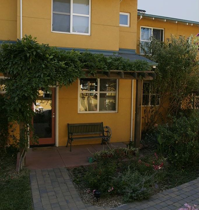 The front yard and path