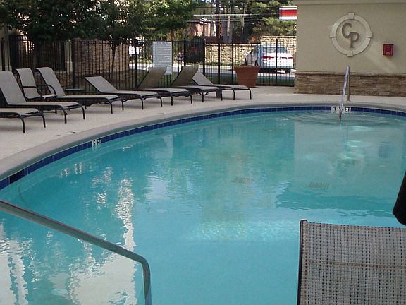 Community pool is a great place for gatherings