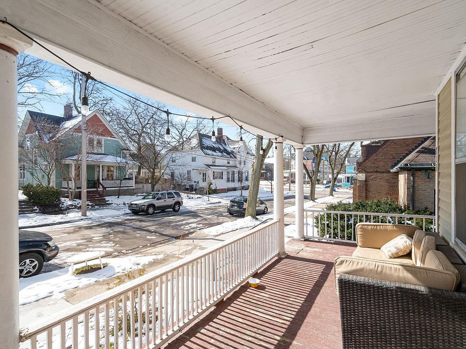 Front porch shared space.