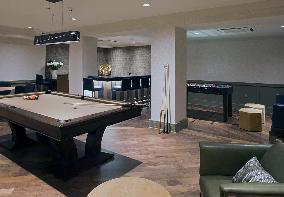 The Game Area in the Club Lounge