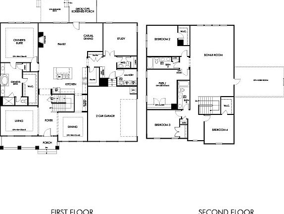 The Avon floorplan is 4,226 square feet with 4 bed
