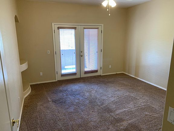 Master bedroom with access to rear deck