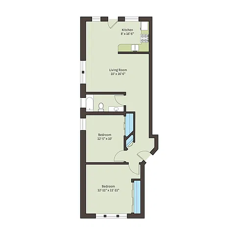 Floor plan knwc-2bg