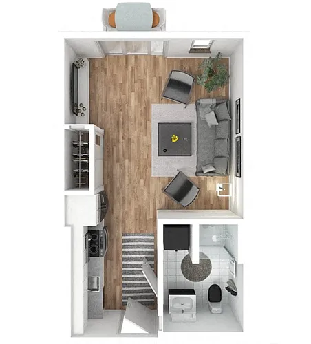 Floor plan Studio A.1