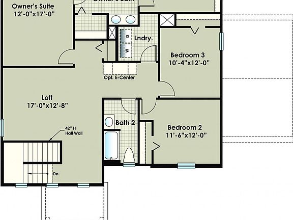 Wayfare Upper Floor Plan