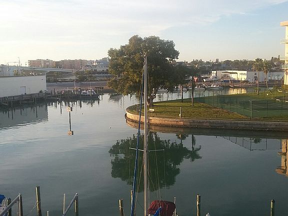 View out the front door