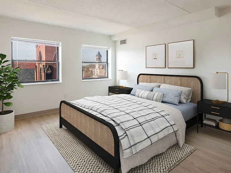 Bedroom with Hard Surface Flooring