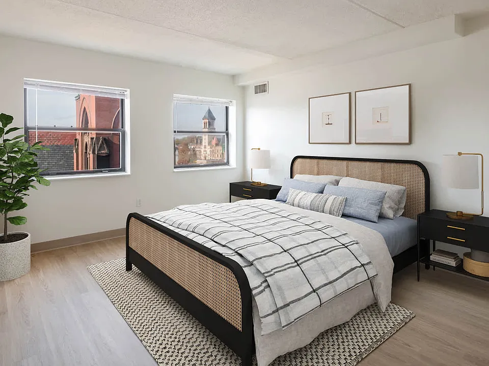 Bedroom with Hard Surface Flooring